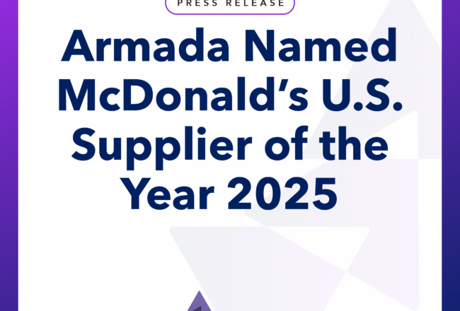 Armada Named McDonald’s U.S. Supplier of the Year for 2025